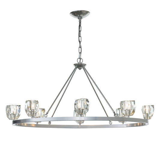 Gatsby 8 Light 45" Wide Crystal Ring Chandelier