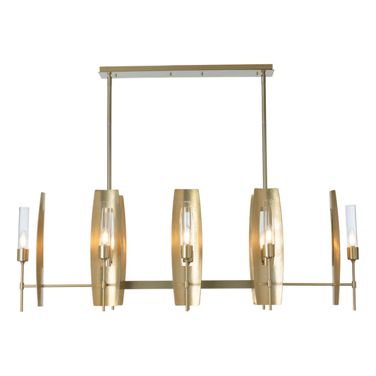 Passage 8 Light 52" Wide Taper Candle Linear Pendant