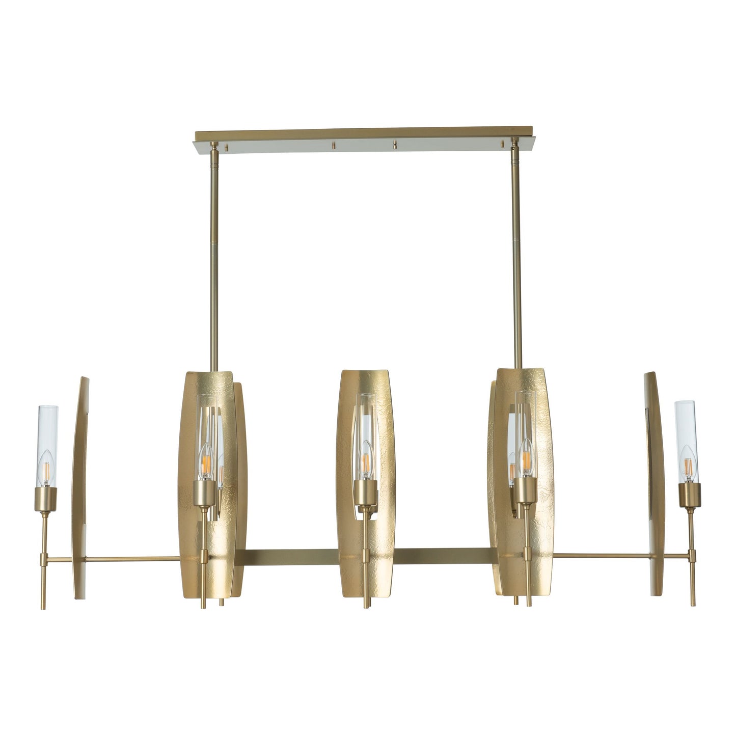 Passage 8 Light 52" Wide Taper Candle Linear Pendant