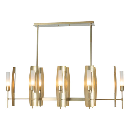 Passage 8 Light 52" Wide Taper Candle Linear Pendant