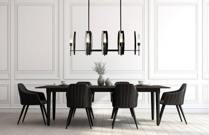 Passage 8 Light 52" Wide Taper Candle Linear Pendant
