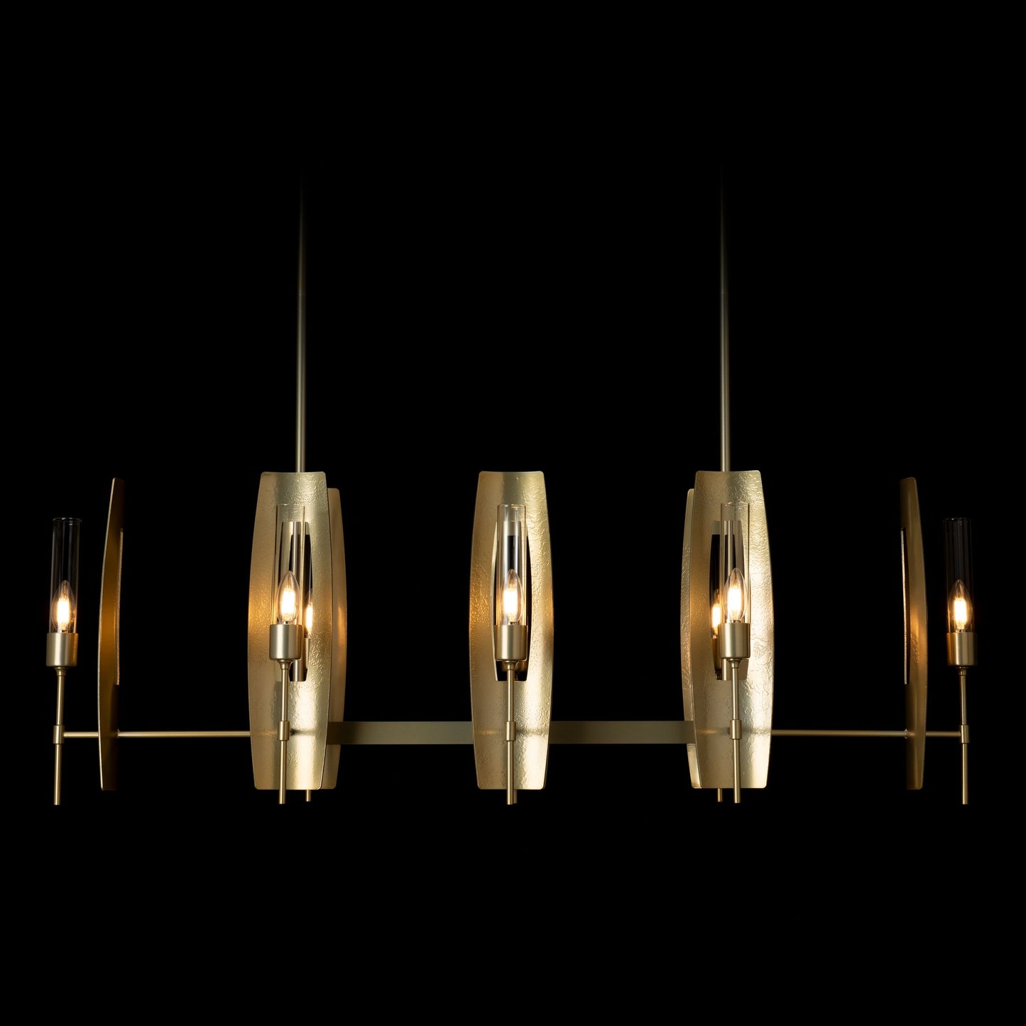 Passage 8 Light 52" Wide Taper Candle Linear Pendant