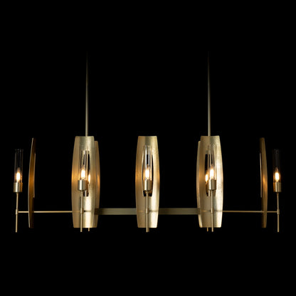 Passage 8 Light 52" Wide Taper Candle Linear Pendant