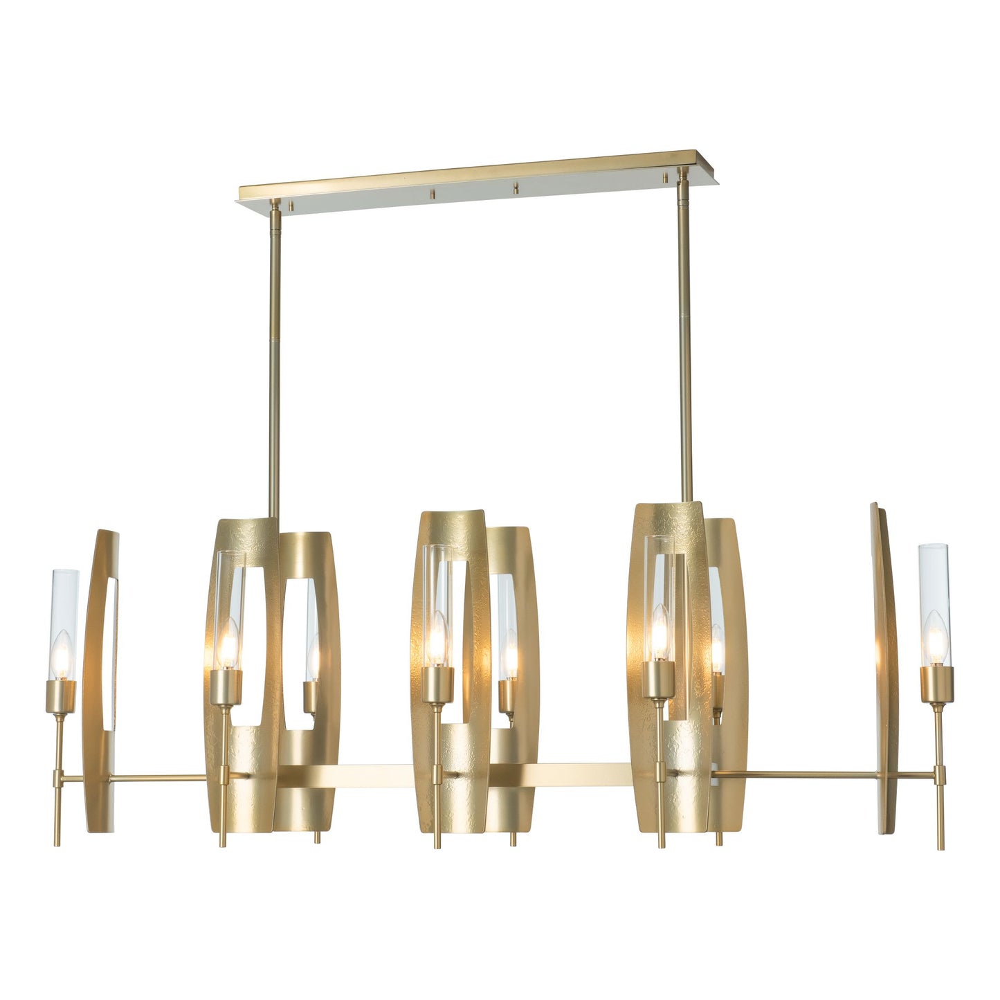 Passage 8 Light 52" Wide Taper Candle Linear Pendant