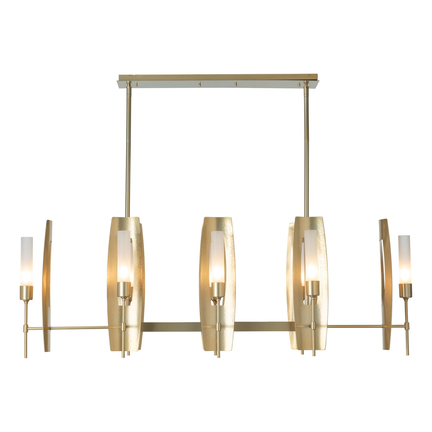 Passage 8 Light 52" Wide Taper Candle Linear Pendant