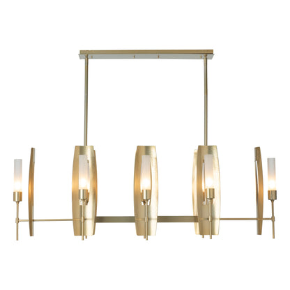 Passage 8 Light 52" Wide Taper Candle Linear Pendant