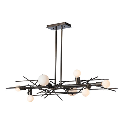 Brindille 8 Light 54" Wide LED Abstract Linear Pendant