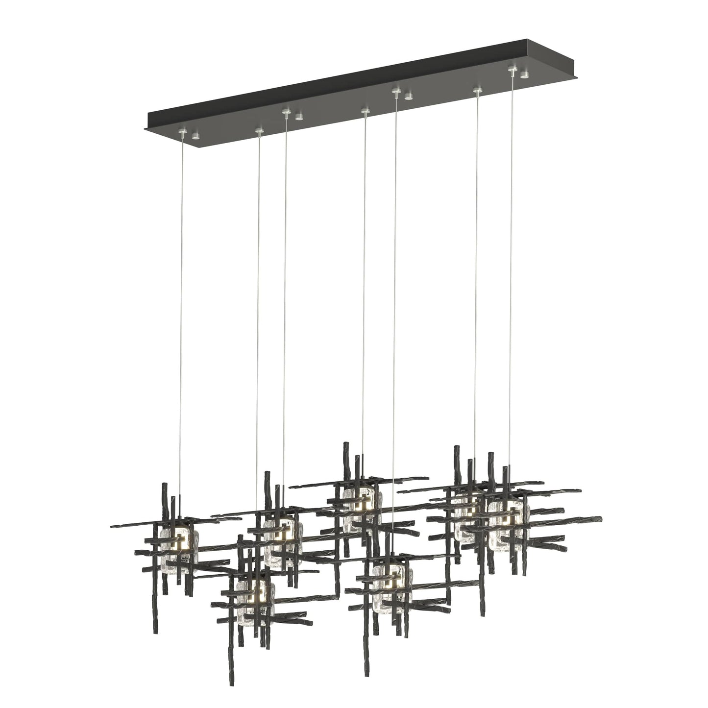 Tura 7 Light 54" Wide Linear Pendant