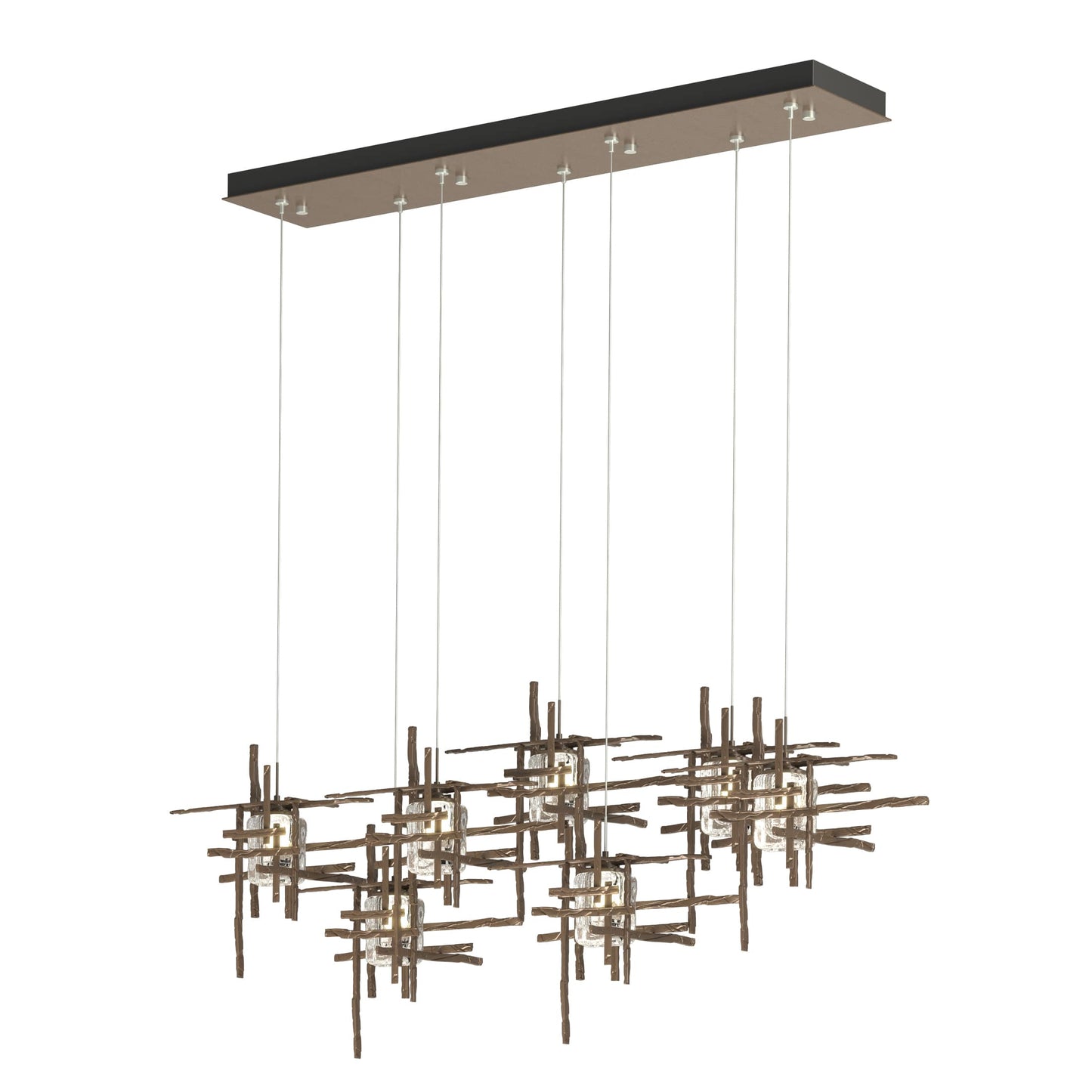 Tura 7 Light 54" Wide Linear Pendant