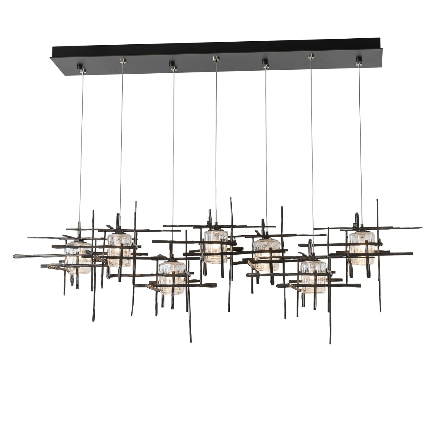 Tura 7 Light 54" Wide Linear Pendant