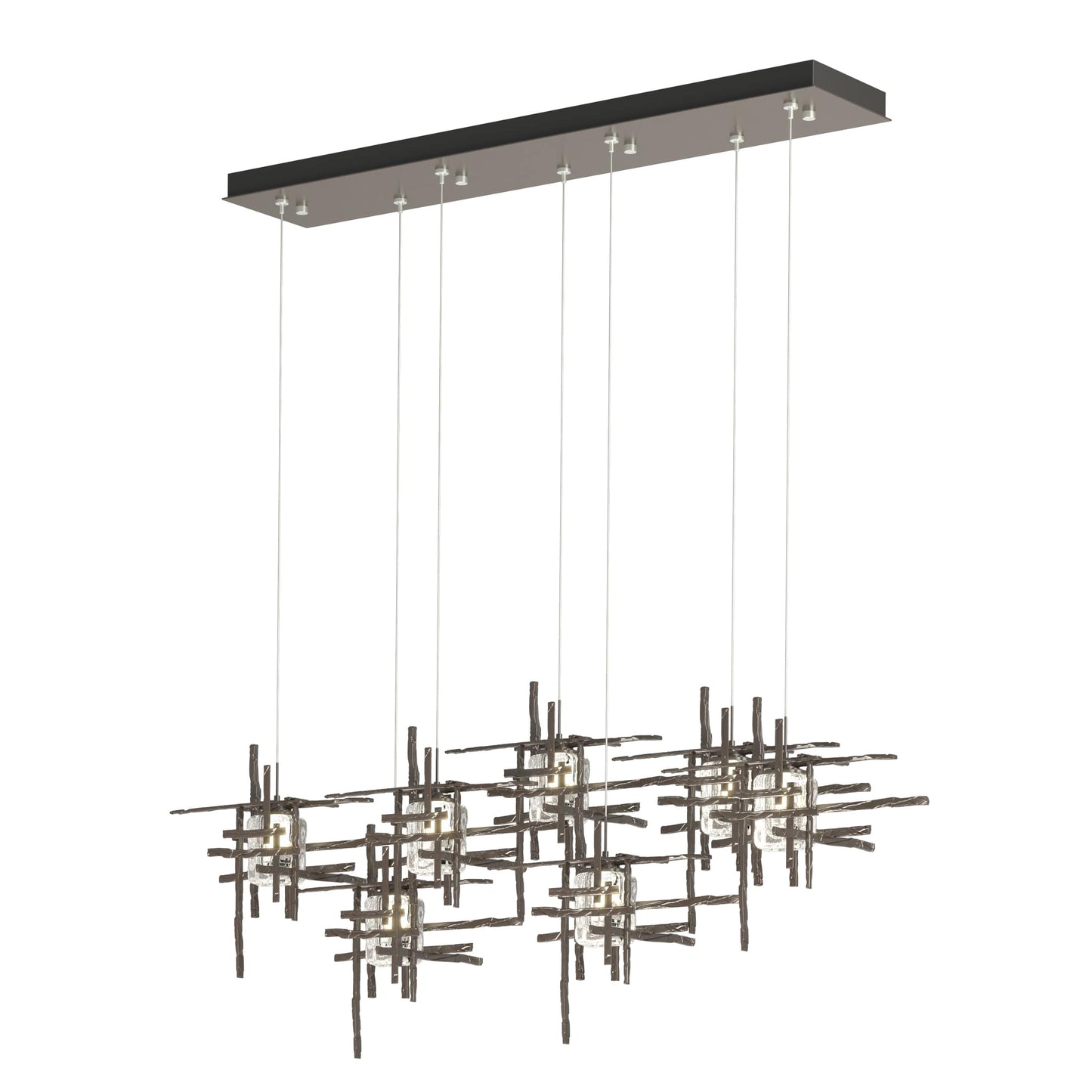 Tura 7 Light 54" Wide Linear Pendant