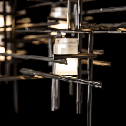 Tura 7 Light 54" Wide Abstract Linear Pendant