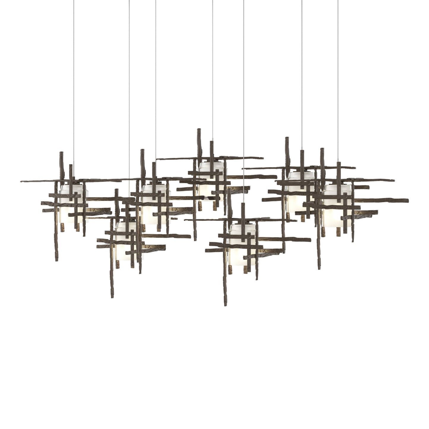 Tura 7 Light 54" Wide Linear Pendant