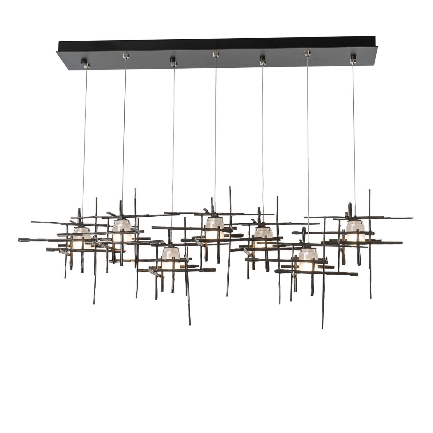 Tura 7 Light 54" Wide Linear Pendant