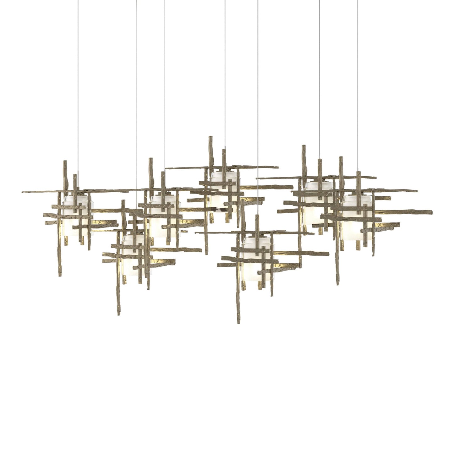 Tura 7 Light 54" Wide Linear Pendant