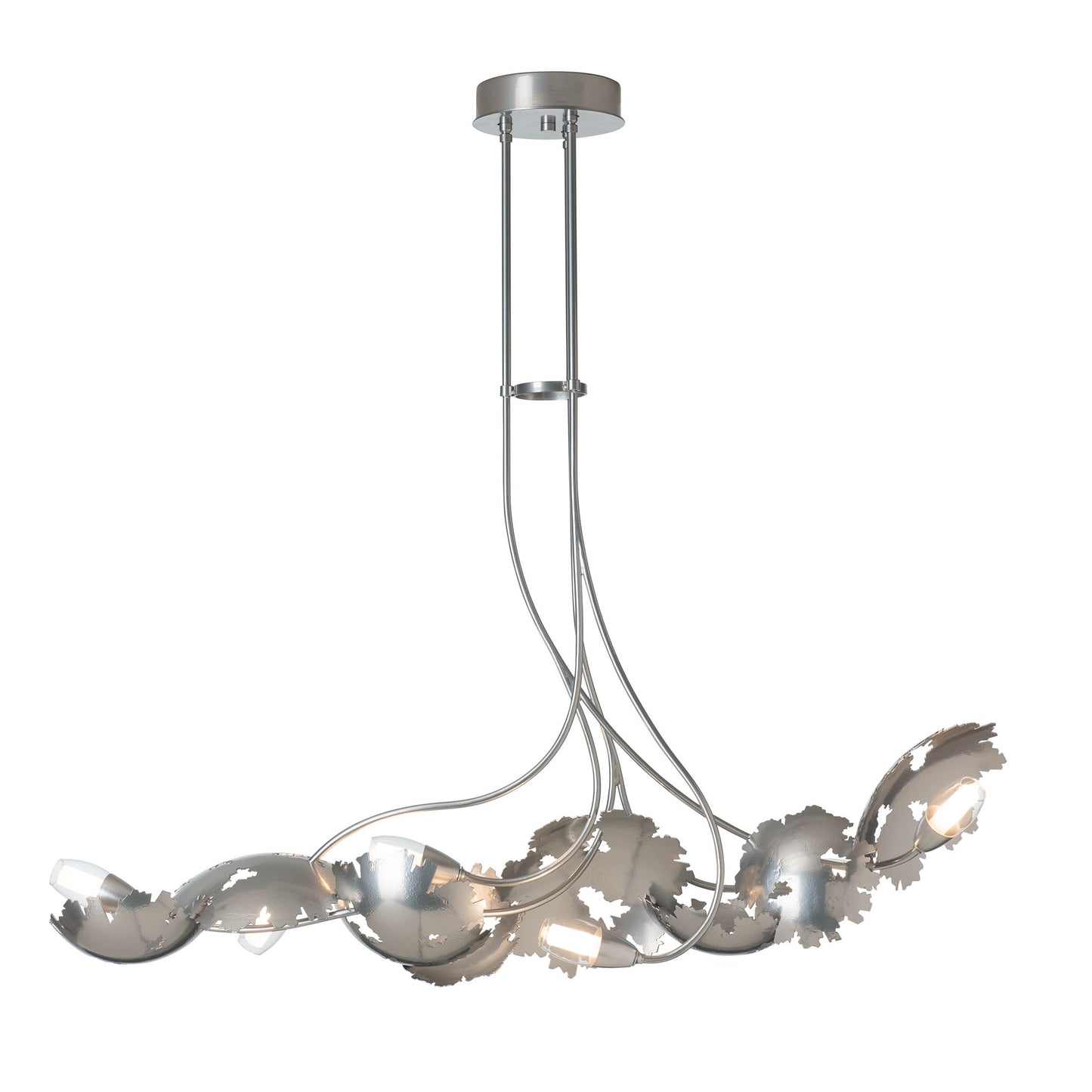 Pangea 6 Light 48" Wide Abstract Linear Pendant