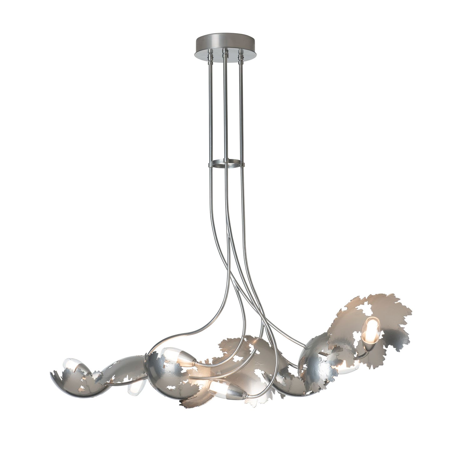 Pangea 6 Light 48" Wide Abstract Linear Pendant