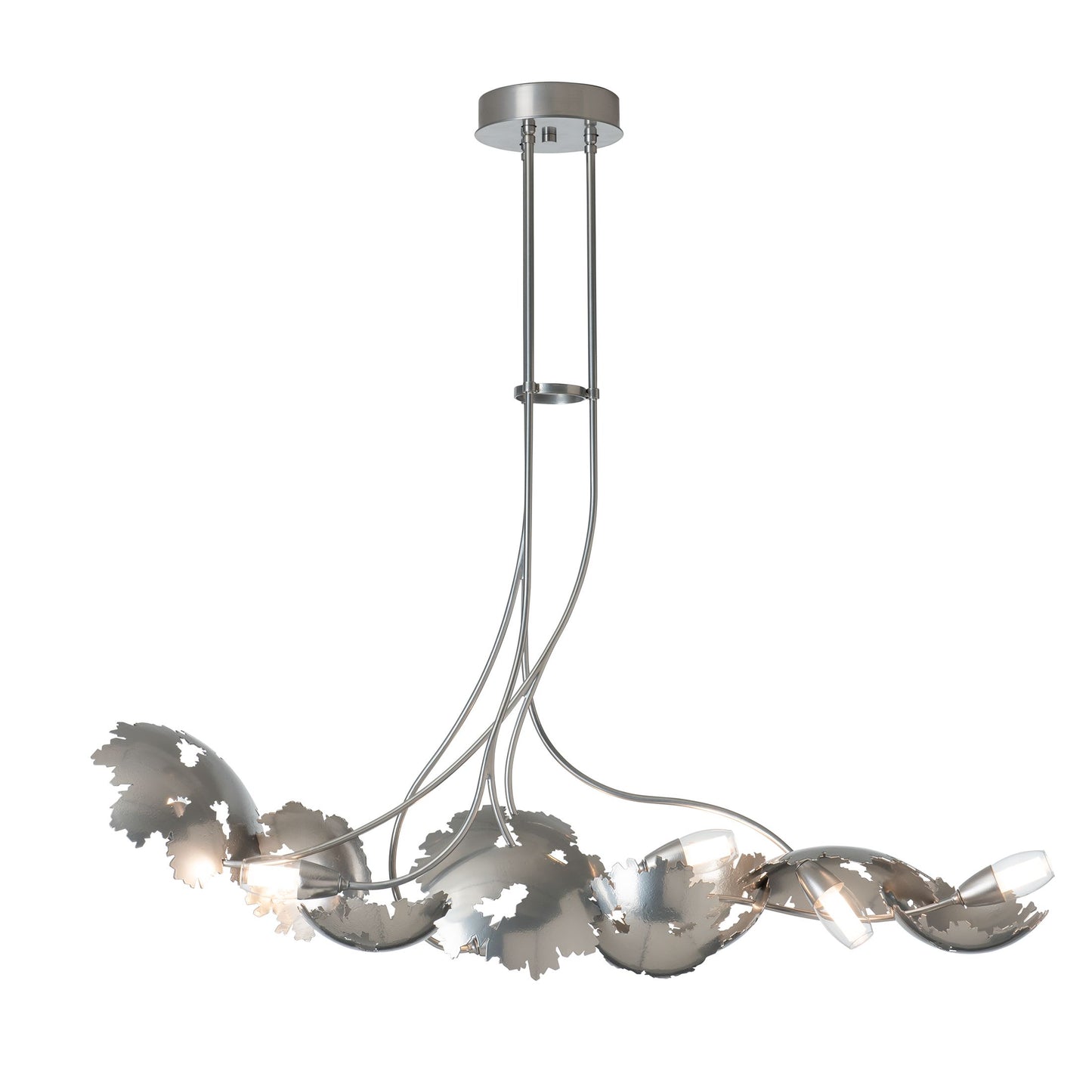 Pangea 6 Light 48" Wide Abstract Linear Pendant