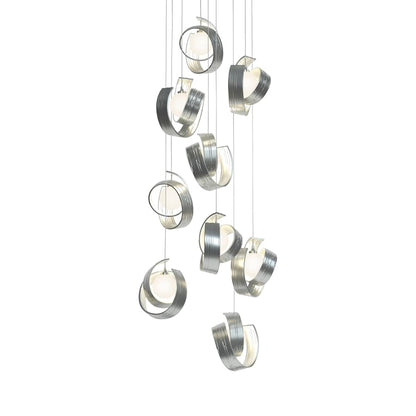 Hubbardton Forge Riza 9 Light 22" Wide Multi Light Pendant