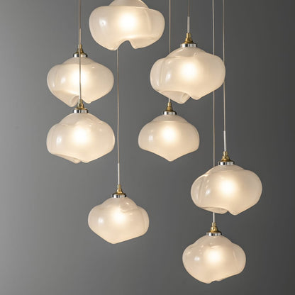 Hubbardton Forge Ume 9 Light 21" Wide Multi Light Pendant