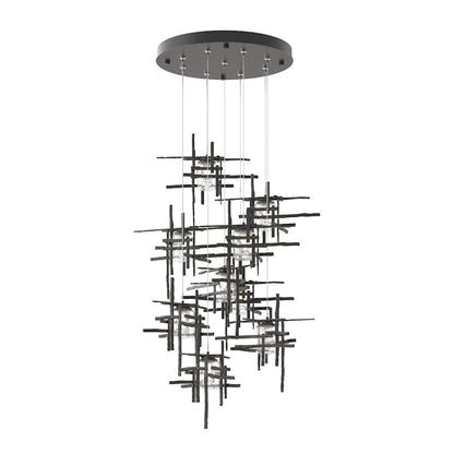 Hubbardton Forge Tura 9 Light 30" Wide Multi Light Pendant