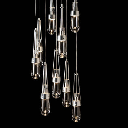 Hubbardton Forge Link 9 Light 21" Wide Multi Light Pendant