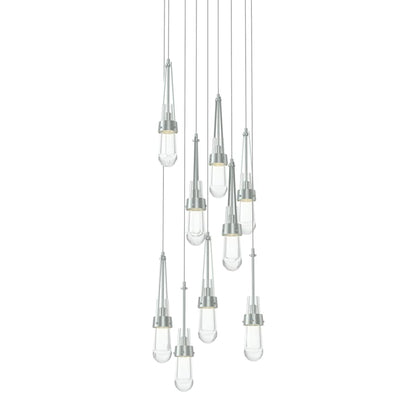 Hubbardton Forge Link 9 Light 21" Wide Multi Light Pendant