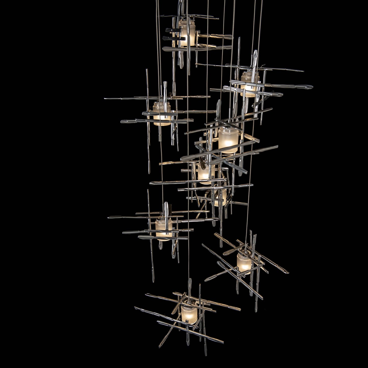 Tura 9 Light 30" Wide Abstract Multi Light Pendant