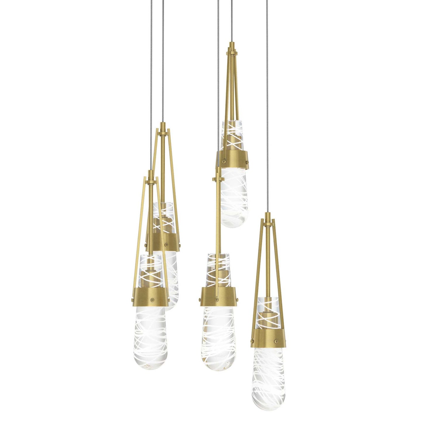 Link 5 Light 13" Wide Multi Light Pendant