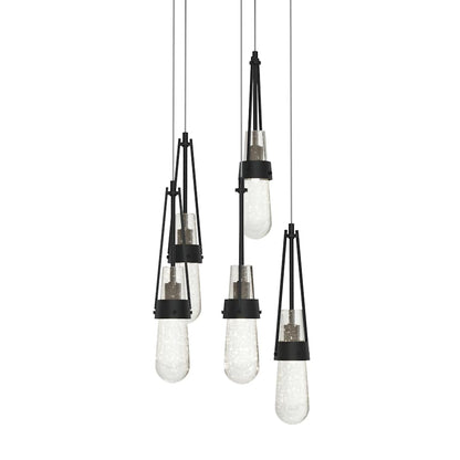 Hubbardton Forge Link 5 Light 13" Wide Multi Light Pendant