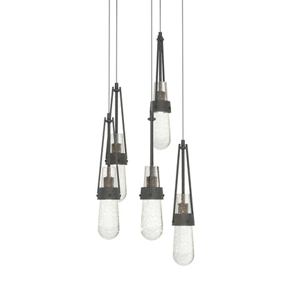 Hubbardton Forge Link 5 Light 13" Wide Multi Light Pendant