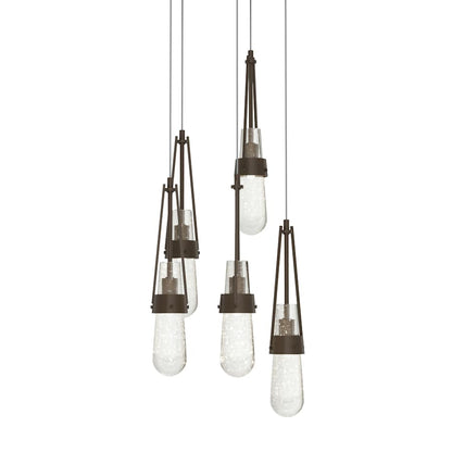 Hubbardton Forge Link 5 Light 13" Wide Multi Light Pendant