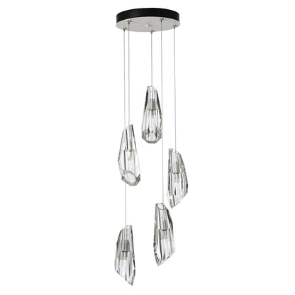 Hubbardton Forge Luma 5 Light 15" Wide Crystal Multi Light Pendant