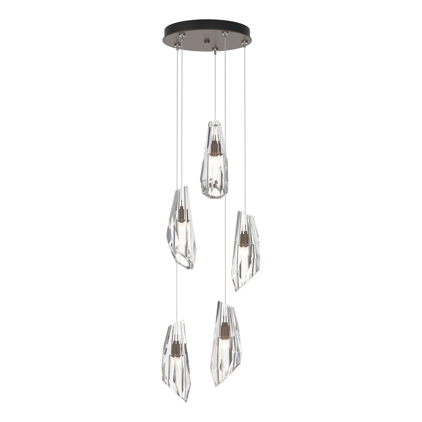 Luma 5 Light 15" Wide Crystal Multi Light Pendant