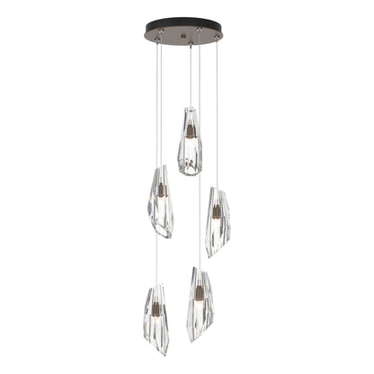 Luma 5 Light 15" Wide Crystal Multi Light Pendant