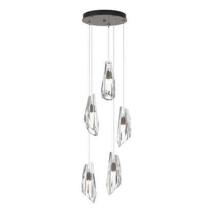 Luma 5 Light 15" Wide Crystal Multi Light Pendant