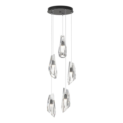Luma 5 Light 15" Wide Crystal Multi Light Pendant