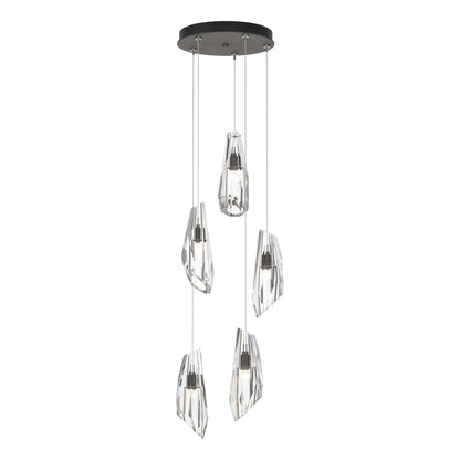 Luma 5 Light 15" Wide Crystal Multi Light Pendant