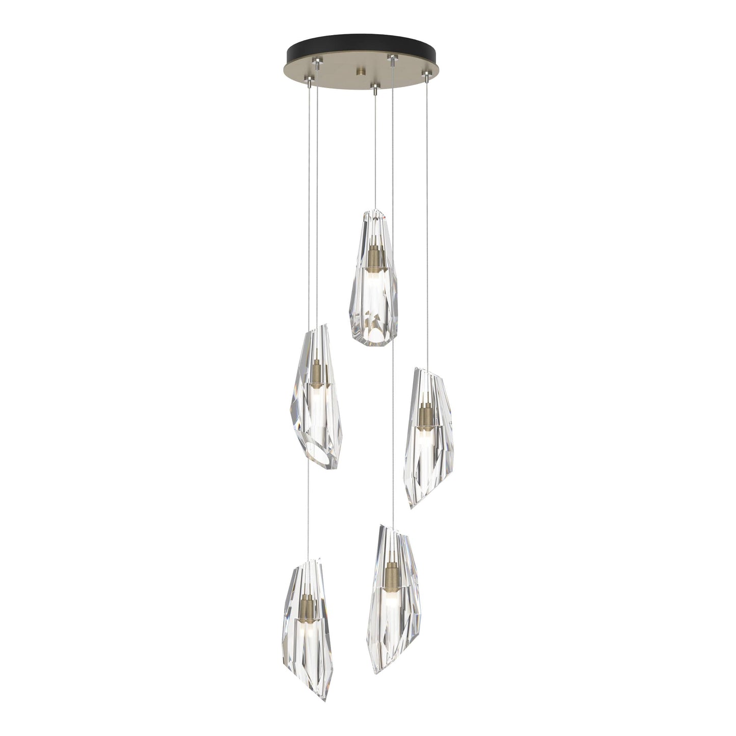 Luma 5 Light 15" Wide Crystal Multi Light Pendant