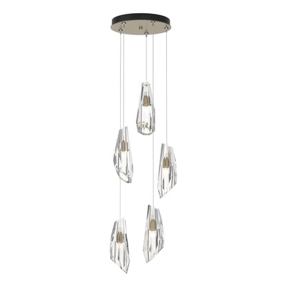 Luma 5 Light 15" Wide Crystal Multi Light Pendant