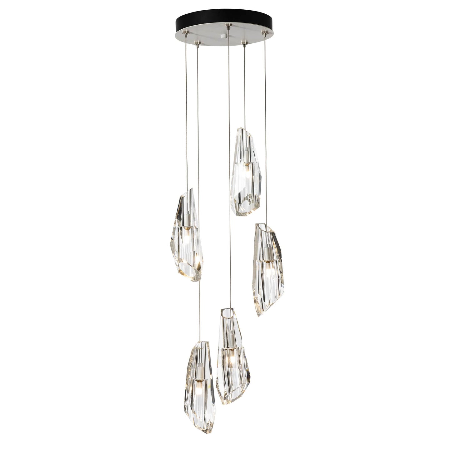 Luma 5 Light 15" Wide Crystal Multi Light Pendant