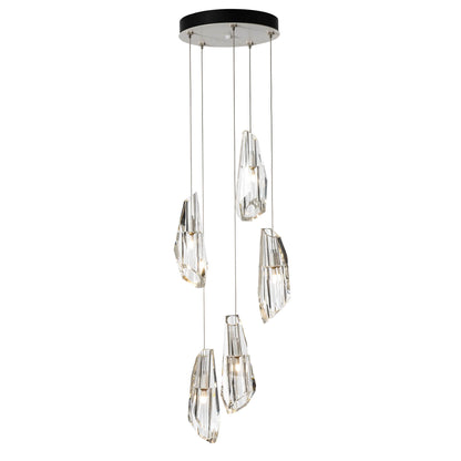 Luma 5 Light 15" Wide Crystal Multi Light Pendant