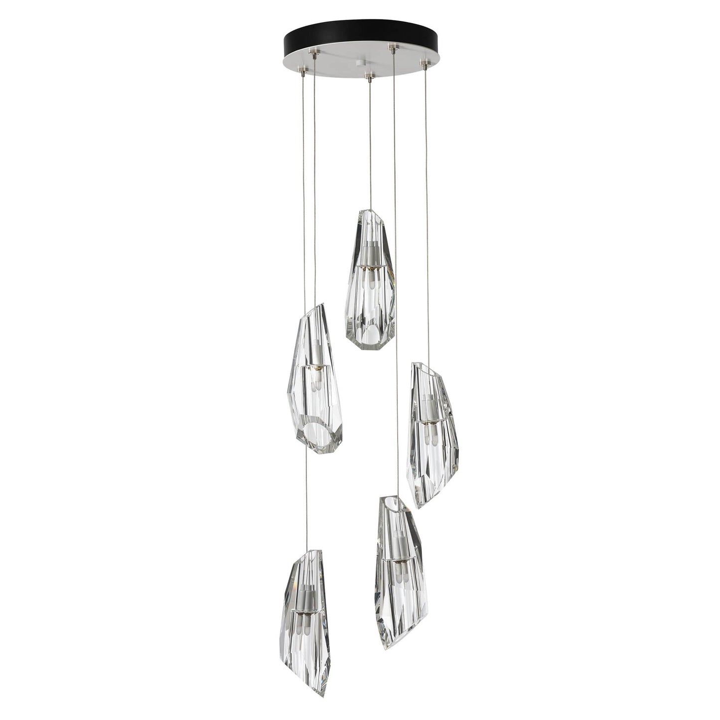 Luma 5 Light 15" Wide Crystal Multi Light Pendant
