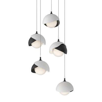 Brooklyn 5 Light 16" Wide Suspension Multi Light Pendant