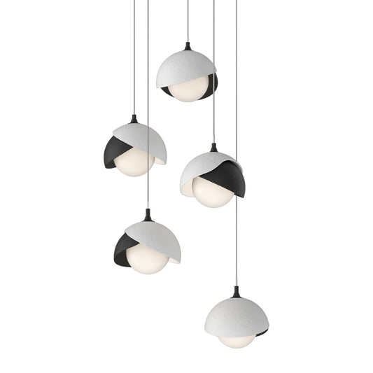 Brooklyn 5 Light 16" Wide Suspension Multi Light Pendant