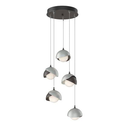 Brooklyn 5 Light 16" Wide Suspension Multi Light Pendant