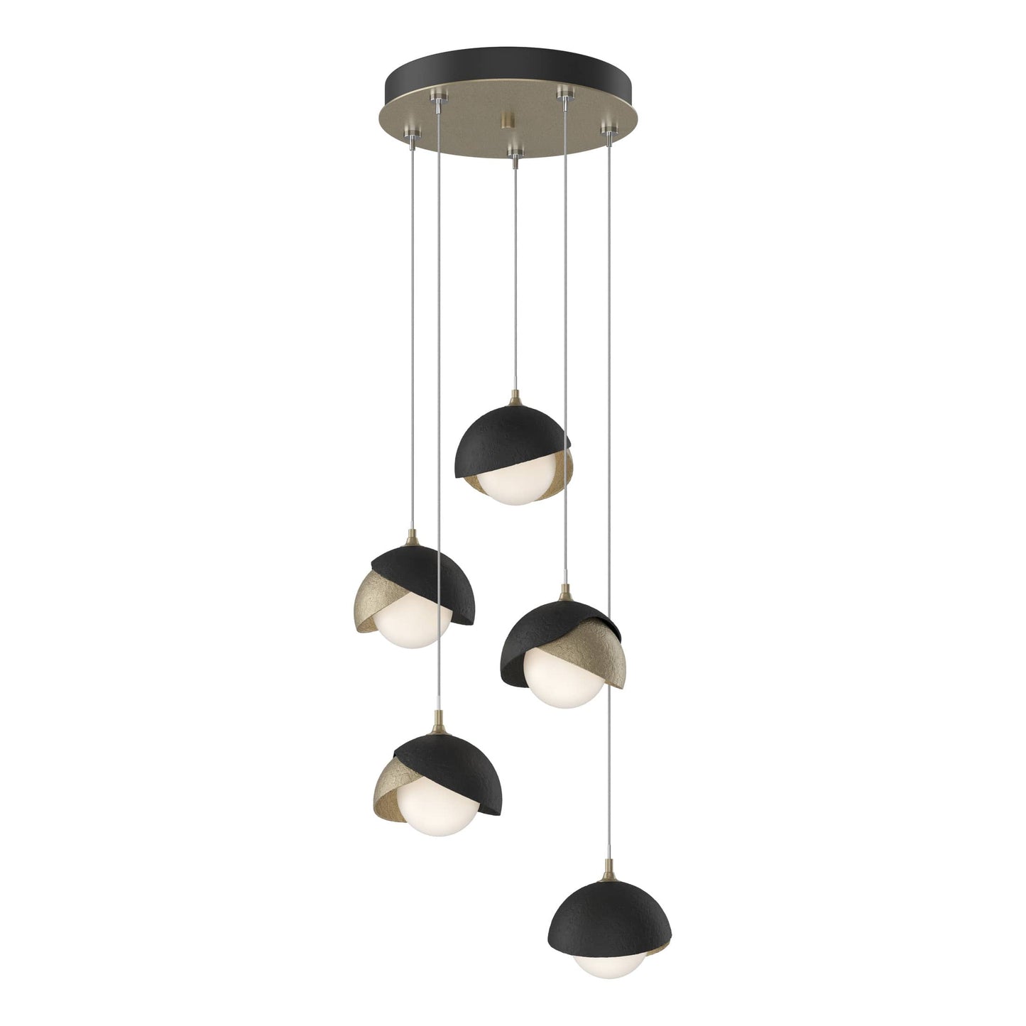Brooklyn 5 Light 16" Wide Suspension Multi Light Pendant