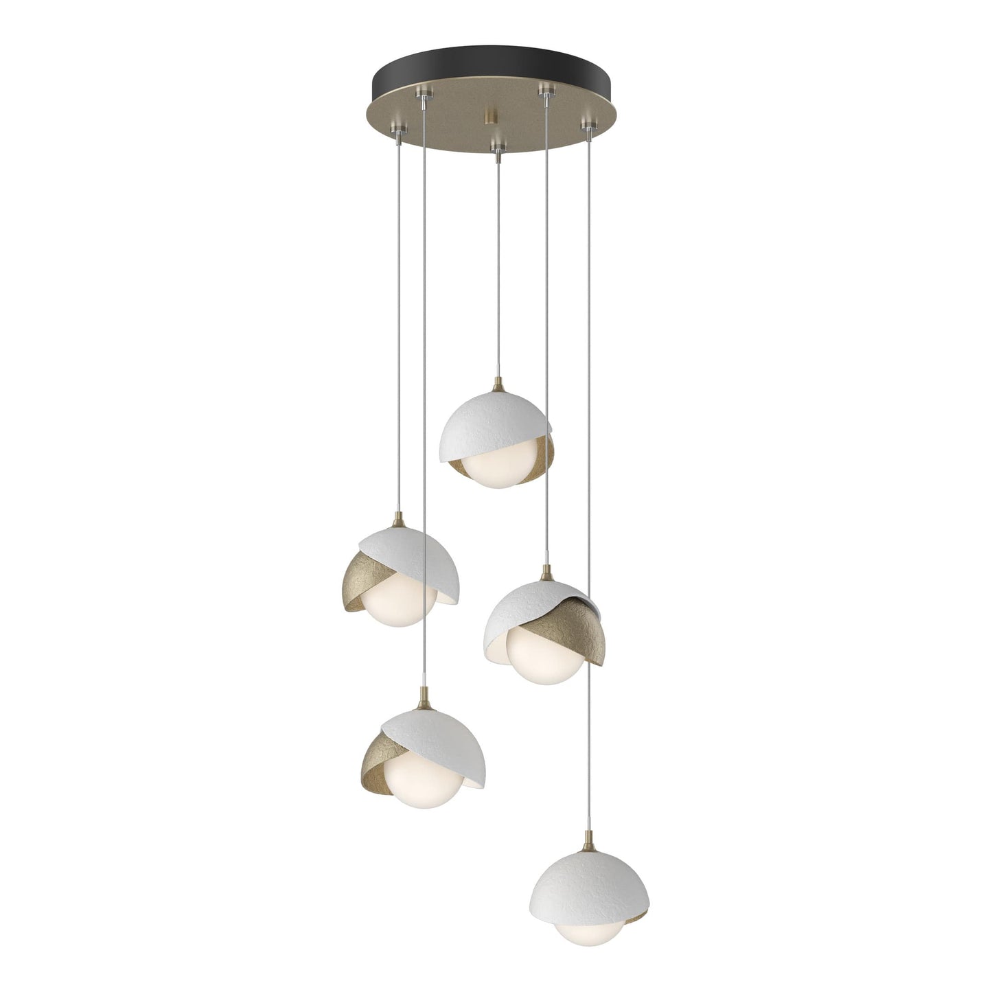 Brooklyn 5 Light 16" Wide Suspension Multi Light Pendant