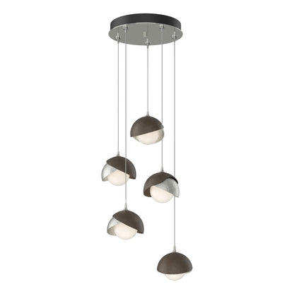 Brooklyn 5 Light 16" Wide Suspension Multi Light Pendant