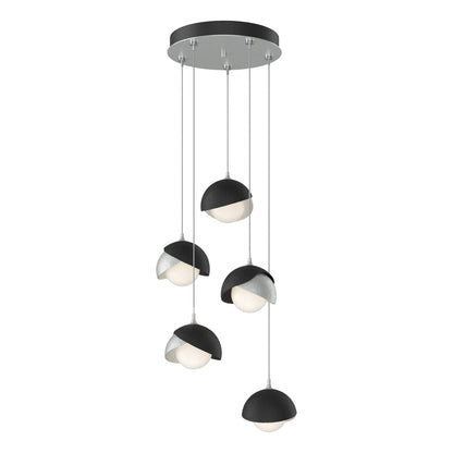 Brooklyn 5 Light 16" Wide Suspension Multi Light Pendant